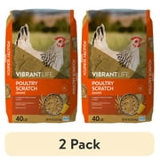 2 pack Vibrant Life Poultry Scratch Grains, 40 lb Bag