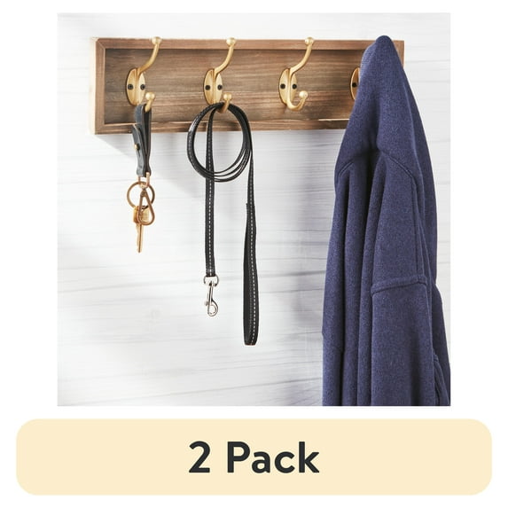 (2 pack) Vibrant Life Reflective Polyester Dog Leash, Black, Small, 5 feet