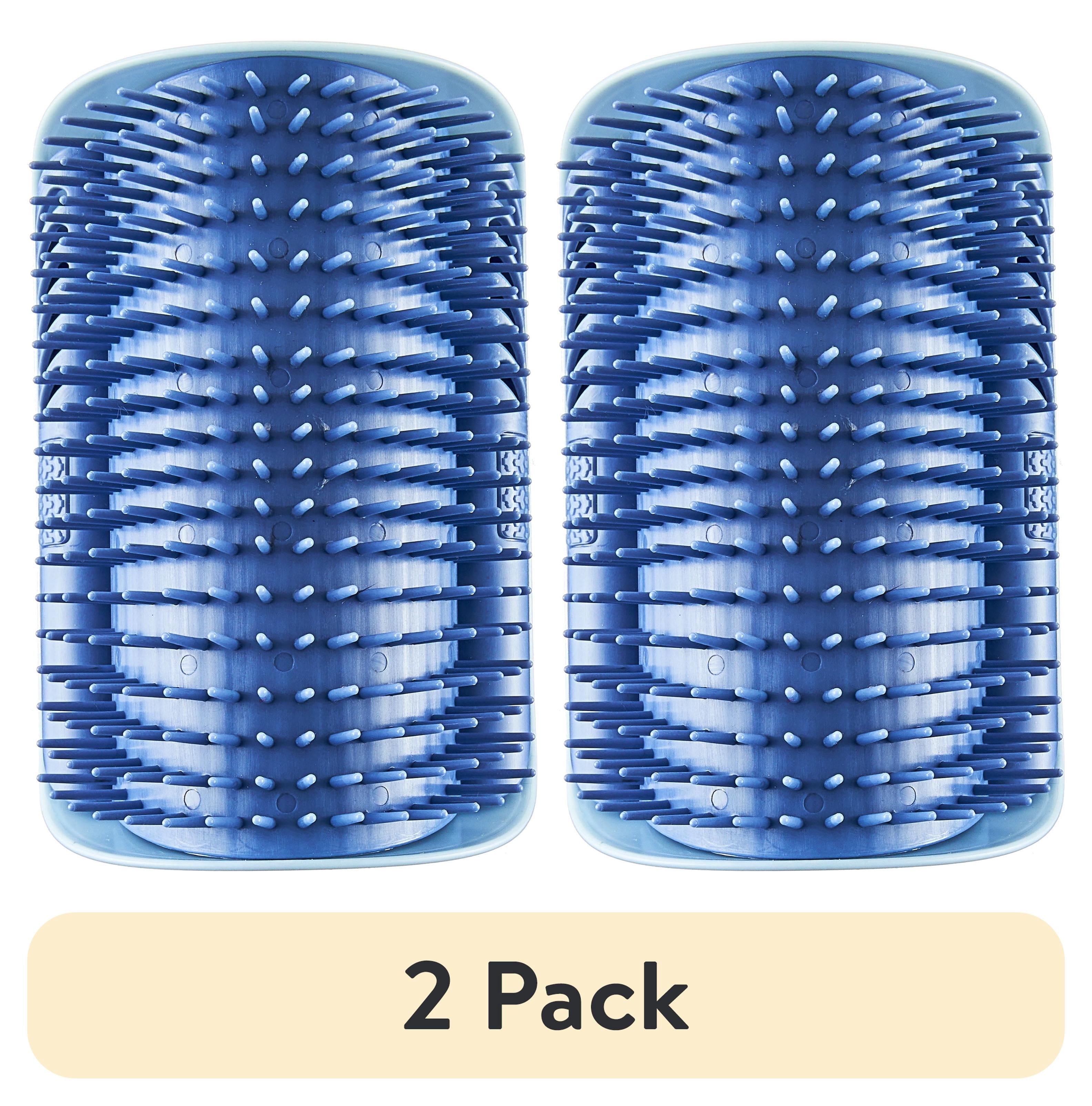 (2 pack) Vibrant Life Self Grooming Cat Brush, Blue