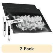 2 pack Vice Golf Bamboo Tees 75 Pieces Pack, Color White 60- 3.3 inch Length and 15- 2.1 inch Length