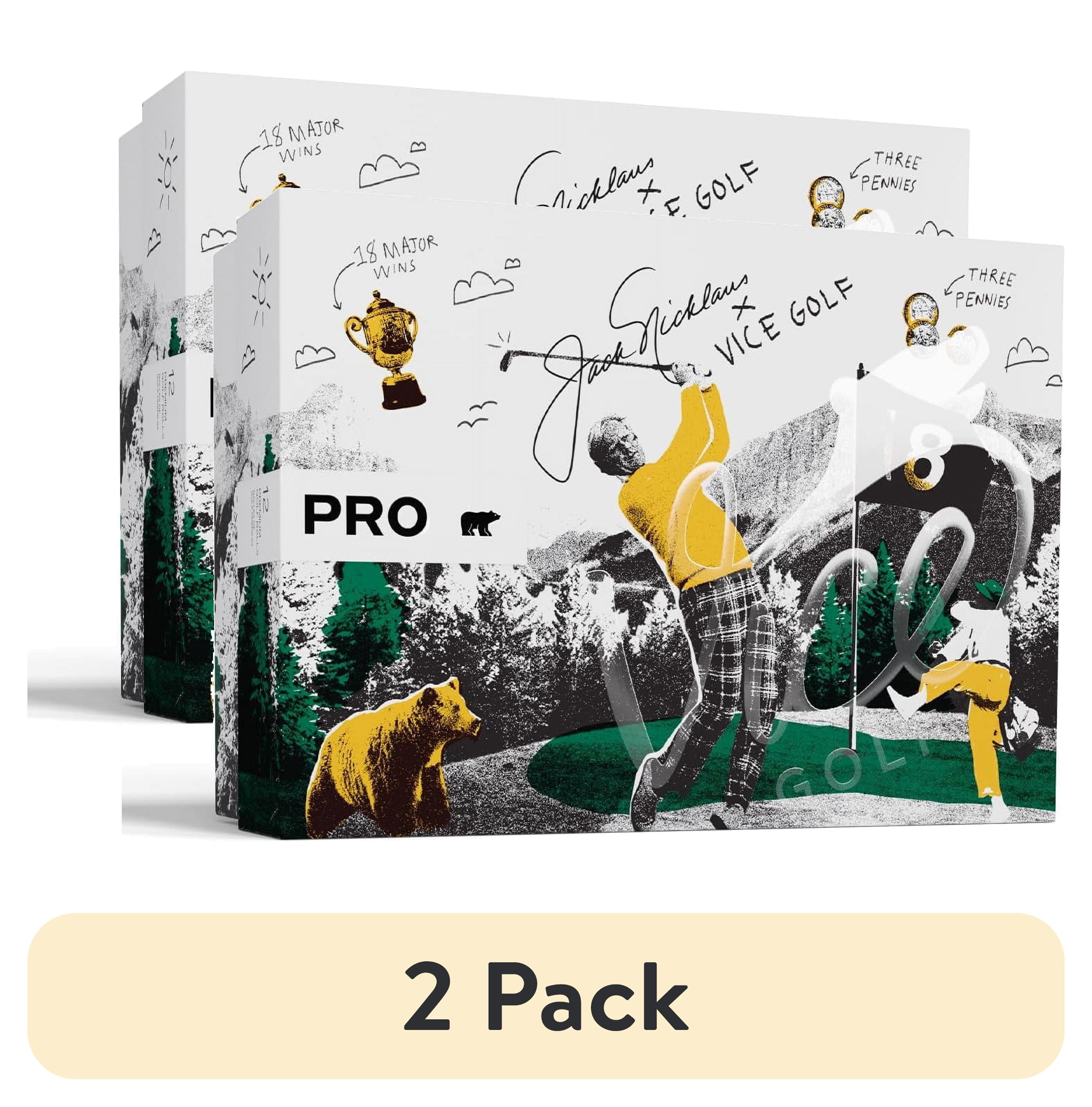 (2 pack) Vice Pro Bear Jack Nicklaus Limited Edition Golf Balls 12pack