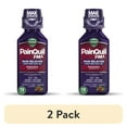 thumbnail interactive-video image 1 of (2 pack) Vicks PainQuil Pain Relief Acetaminophen 1000mg Max Strength Adult Pain Reliever Liquid 12oz, Backache Headache Relief, 1 Nighttime Pain Reliever + Sleep Aid, 1 of 14
