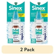 (2 pack) Vicks Sinex Severe VapoCool Nasal Spray, Nasal Decongestant for Sinus Relief, 0.5 Fl oz