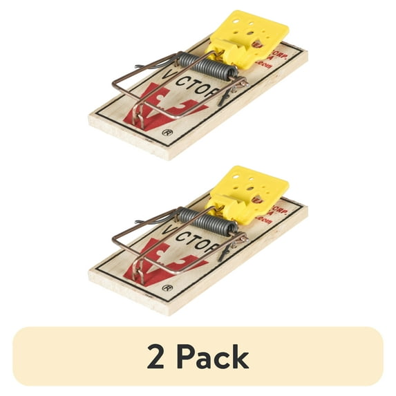 (2 pack) Victor Wide Pedal Mouse Trap - 2 Pack