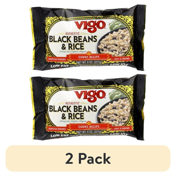 (2 pack) Vigo Black Bean And Rice, 8 Oz.