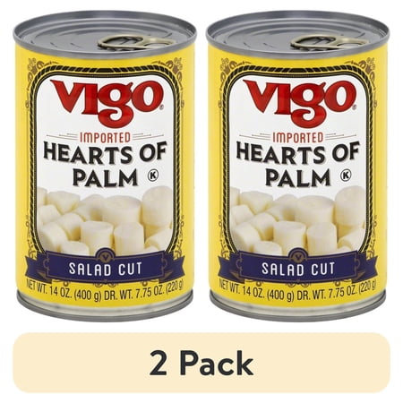 (2 pack) 14oz Vigo Hearts of Palm Salad Cut