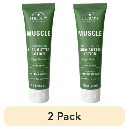 (2 pack) Village Naturals Therapy Muscle Relief Hand & Body Lotion
