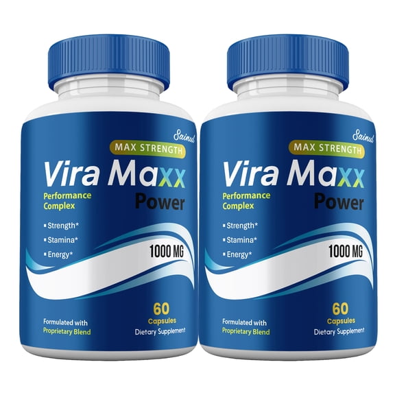 (2 pack) ViraMaxx Capsules for Men, All Natural, Maximum Strength Supplement
