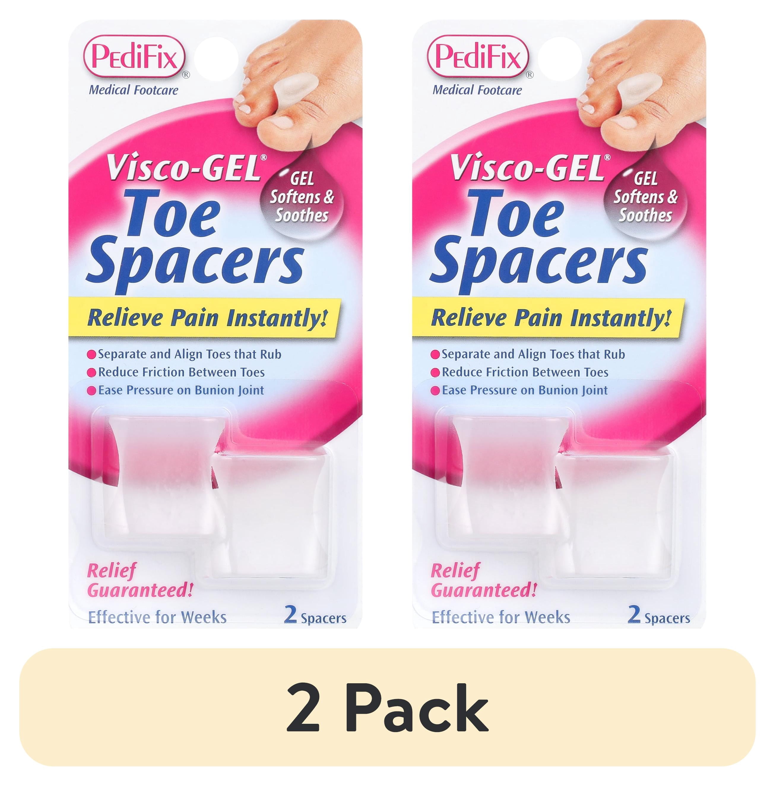 (2 pack) PediFix Visco-Gel Toe Spacers, 2 Count