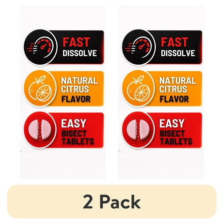 (2 pack) Vitabod Melatonin 60mg with B6 - 120 Fast Dissolve Tablets - Drug Free - Natural Citrus Flavor - Vegetarian, Non-GMO, Gluten Free