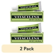 (2 pack) Vitacilina First Aid Skin Antibiotic Ointment to Help Treat Minor Scrapes, Cuts, Burns, 1 oz Tube