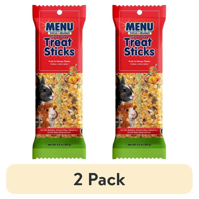 Fresh Look at 2 Pack Vitakraft Menu Crunch Sticks Chewable Treat For Rabbits