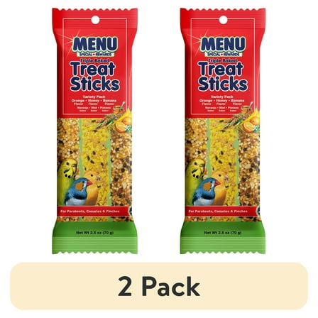(2 pack) Vitakraft Menu Crunch Sticks Pet Bird Treats