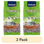 (2 pack) Vitakraft Natural Sand Bath for Chinchilla/Degu/Gerbil 2.2lb