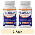 thumbnail image 1 of (2 pack) Vitamatic Lactobacillus Rhamnosus 5 Billion per DR Capsule (10 Billion Per 2 Capsules) - 60 Count - Advanced Digestive & Immune Support - Made with Prebiotic Inulin Fiber, 1 of 12
