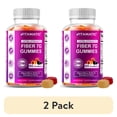 thumbnail image 1 of (2 pack) Vitamatic Prebiotic Fiber Gummies for Adults - 7G Fiber Extra Strength - Zero Sugar Added - 60 Pectin Based Gummies - Digestive Health & Regularity Support, 1 of 12