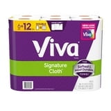 (2 pack) Viva Signature Cloth Paper Towels, 6 Double Rolls, 86 Sheets per Roll