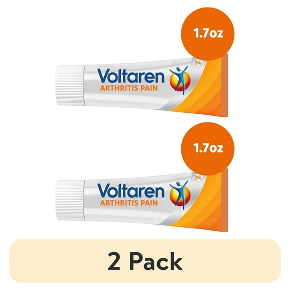 (2 pack) Voltaren Topical Arthritis Medicine Gel Pain Reliever for Arthritis,1.7 Oz