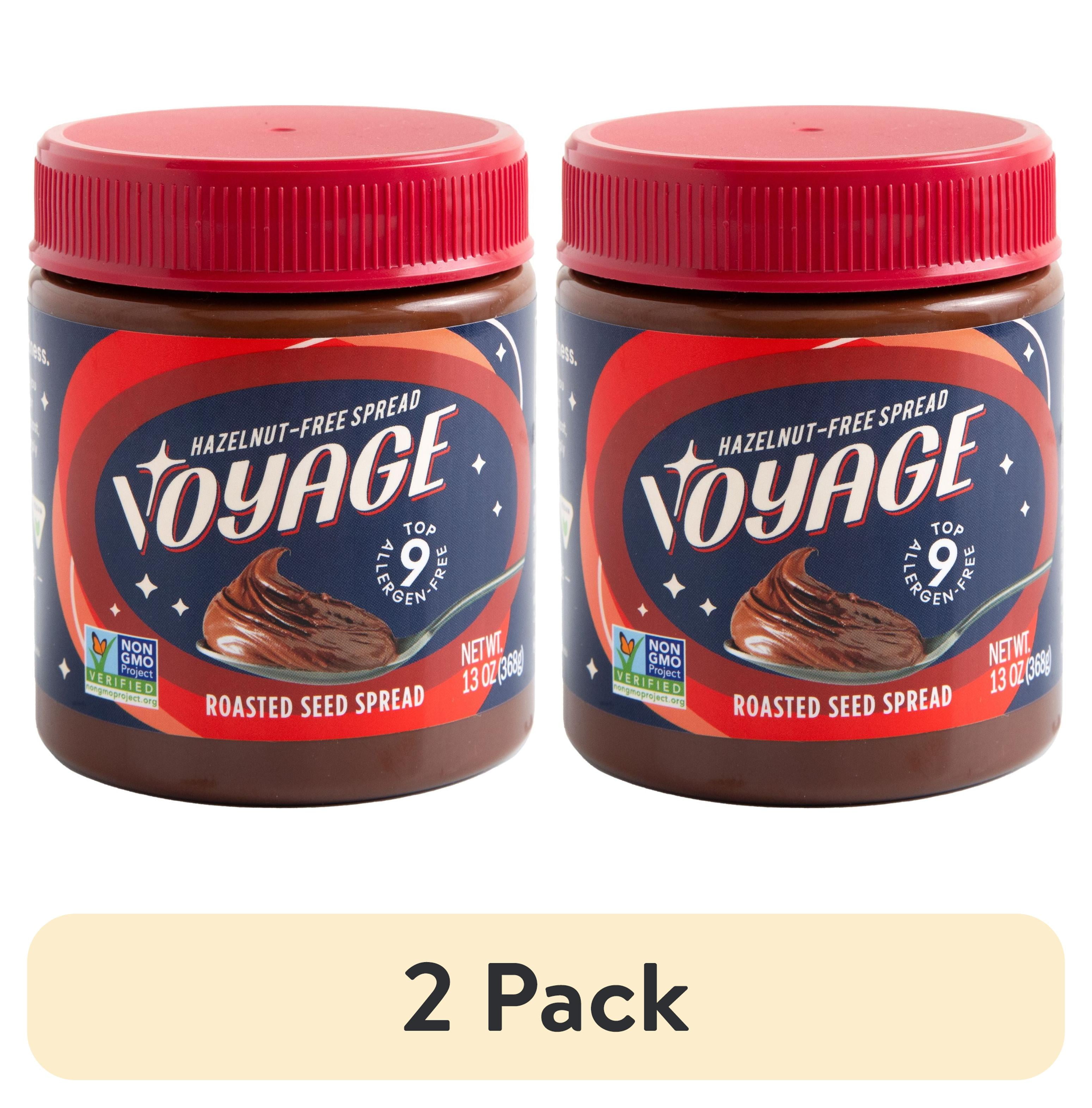 (2 pack) Voyage Foods Plant-Based & Top 9 Allergen-Free Hazelnut-Free Spread 13 oz Jar