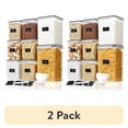 thumbnail image 1 of (2 pack) Sindcom 8 pcs Large Airtight Food Storage Containers, Sindcom Flour Canisters, for Kitchen Organization, 1 of 10