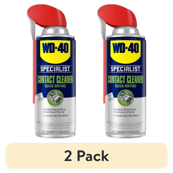 (2 pack) WD-40 Specialist Electrical Contact Cleaner, 11 oz