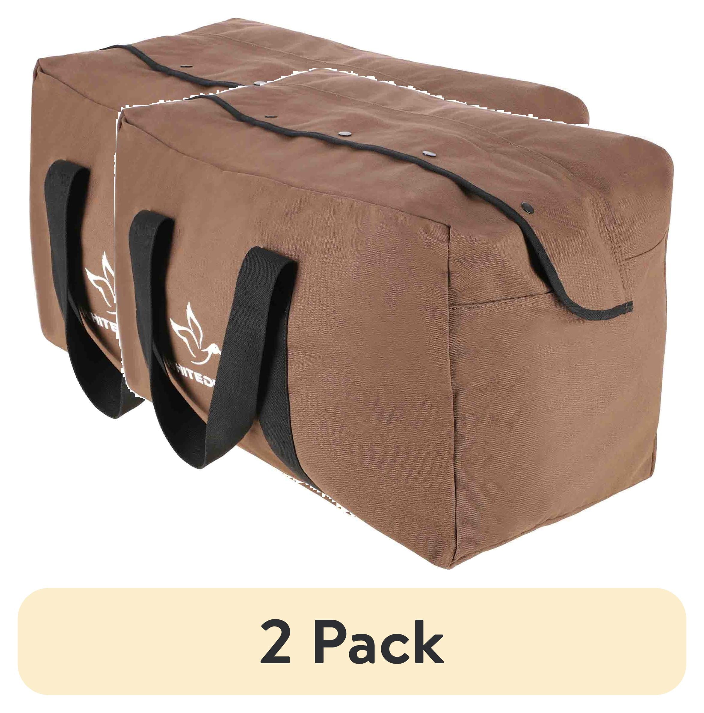 (2 pack) WHITEDUCK 24" Waterproof Travel Duffel Bag, Brown