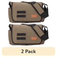 thumbnail image 1 of (2 pack) WHITEDUCK FILIOS Messenger Bag - Vintage Canvas Shoulder Bag with Multiple Pockets - Perfect for Work or School, 1 of 17