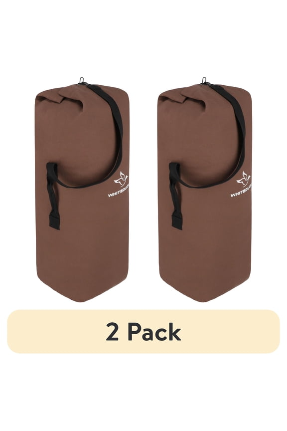 (2 pack) WHITEDUCK Heavy Duty Hoplite Top Load-Extra Large 30" x 50", Brown