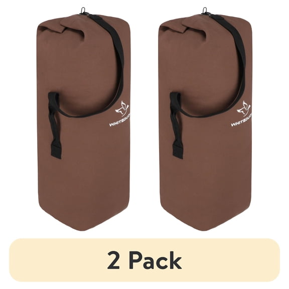 (2 pack) WHITEDUCK Heavy Duty Hoplite Top Load-Extra Large 30" x 50", Brown