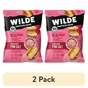 (2 pack) WILDE Protein Chips Himalayan Pink Salt 4.0oz, Plastic Bag