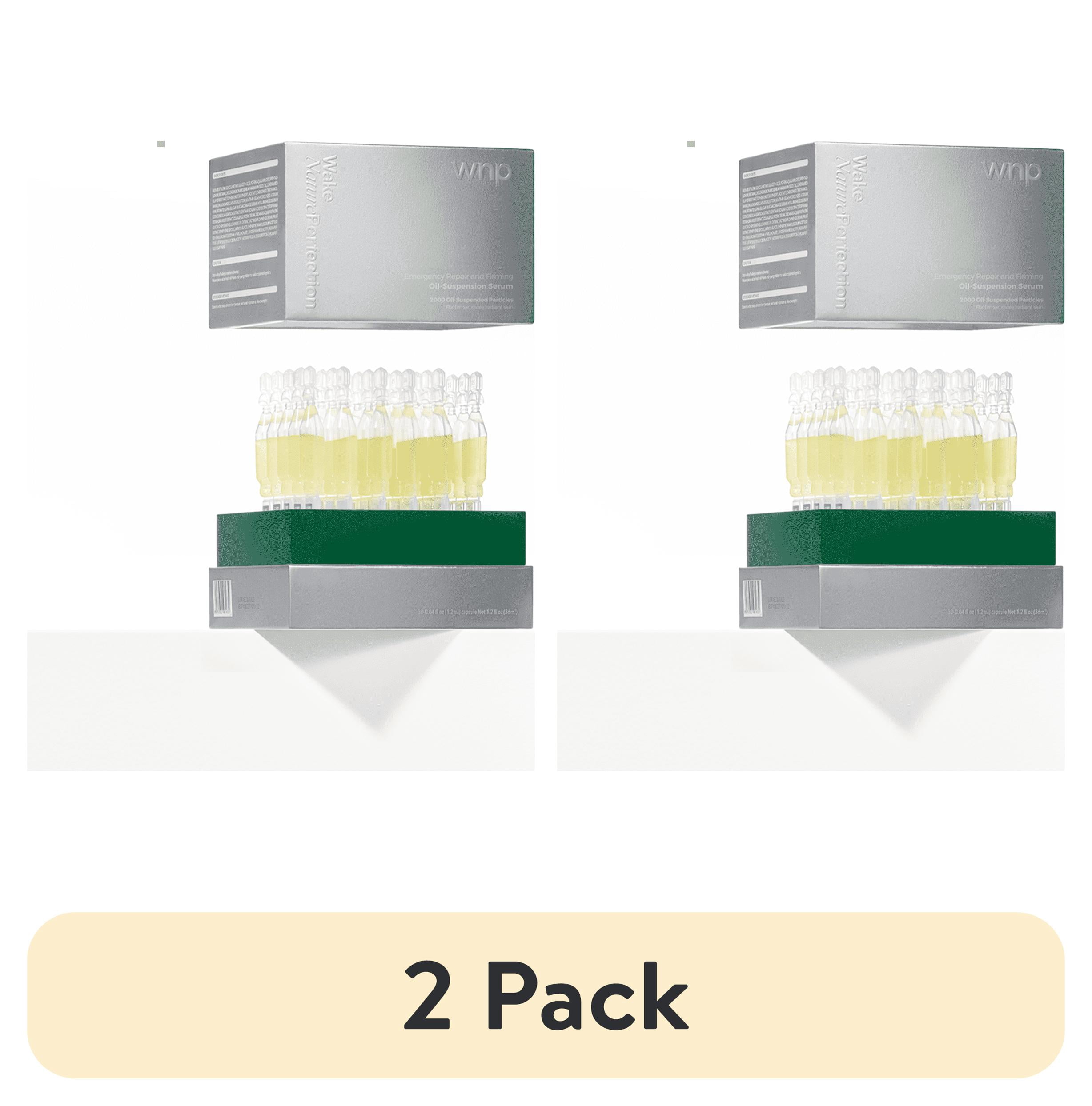 (2 pack) WNP Collagen Anti-aging Serum, 30 Vials with 4D Hyaluronic Acid & Oil-Suspension Formula, 1.22 fl oz