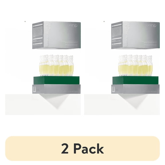 (2 pack) WNP Collagen Anti-aging Serum, 30 Vials with 4D Hyaluronic Acid & Oil-Suspension Formula, 1.22 fl oz