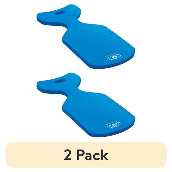 (2 pack) WOW Sports Deluxe Whale Tail Saddle Seat Float - Blue, for Pool and Lake