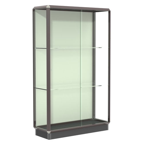 (2 pack) Waddell Prominence Series Lighted Floor Display Case