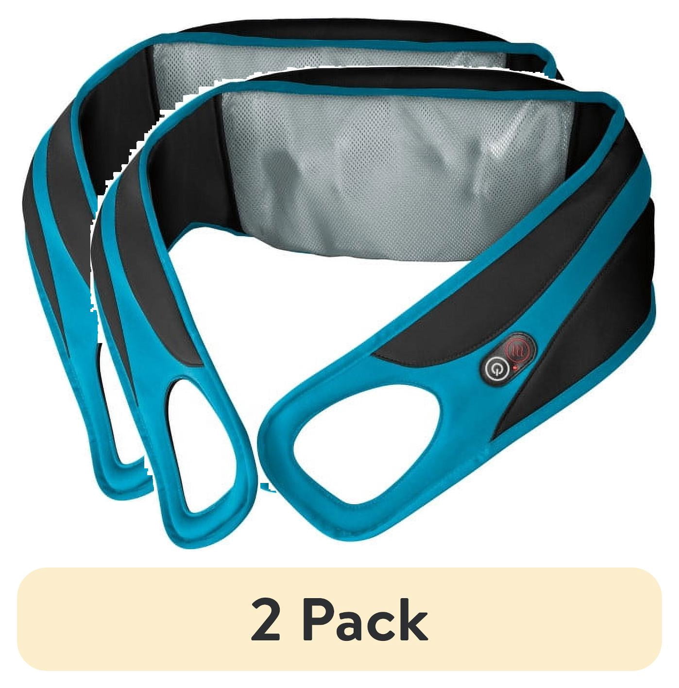 (2 pack) Wahl Deep Knead Heated Massage Wrap Back and Shoulder Blue and Black #4264