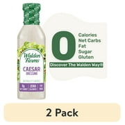 (2 pack) Walden Farms Dressing Caesar, 12 Fl oz.