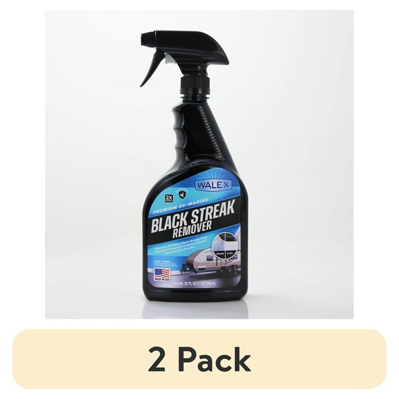 (2 pack) Walex 32oz RV & Marine Black Streak Remover - Stubborn Streak & Grime Cleaner