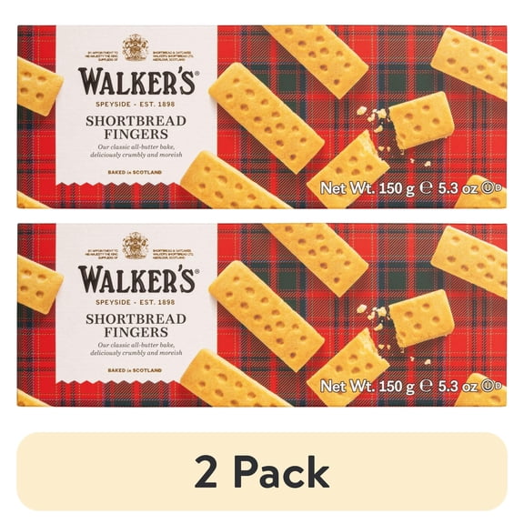 (2 pack) Walker's Shortbread Fingers 5.3 oz