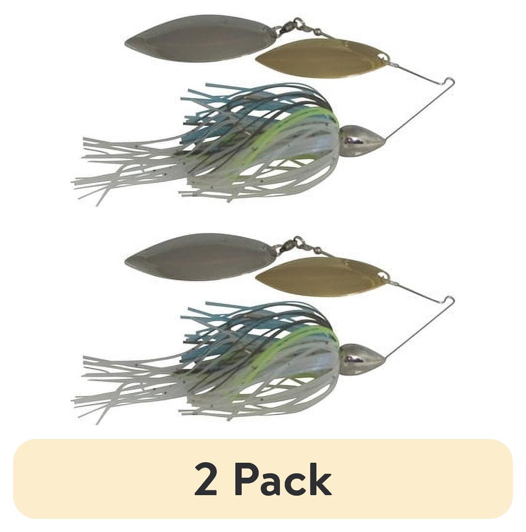(2 pack) War Eagle Nickel Frame Double Willow Spinnerbaits Sexxy Shad 3/8 oz.