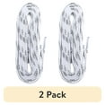 thumbnail image 1 of (2 pack) Warrior Waxed Hockey Skate Laces, Adults & Teens, Secure Fit – White, 120″, 1 of 6