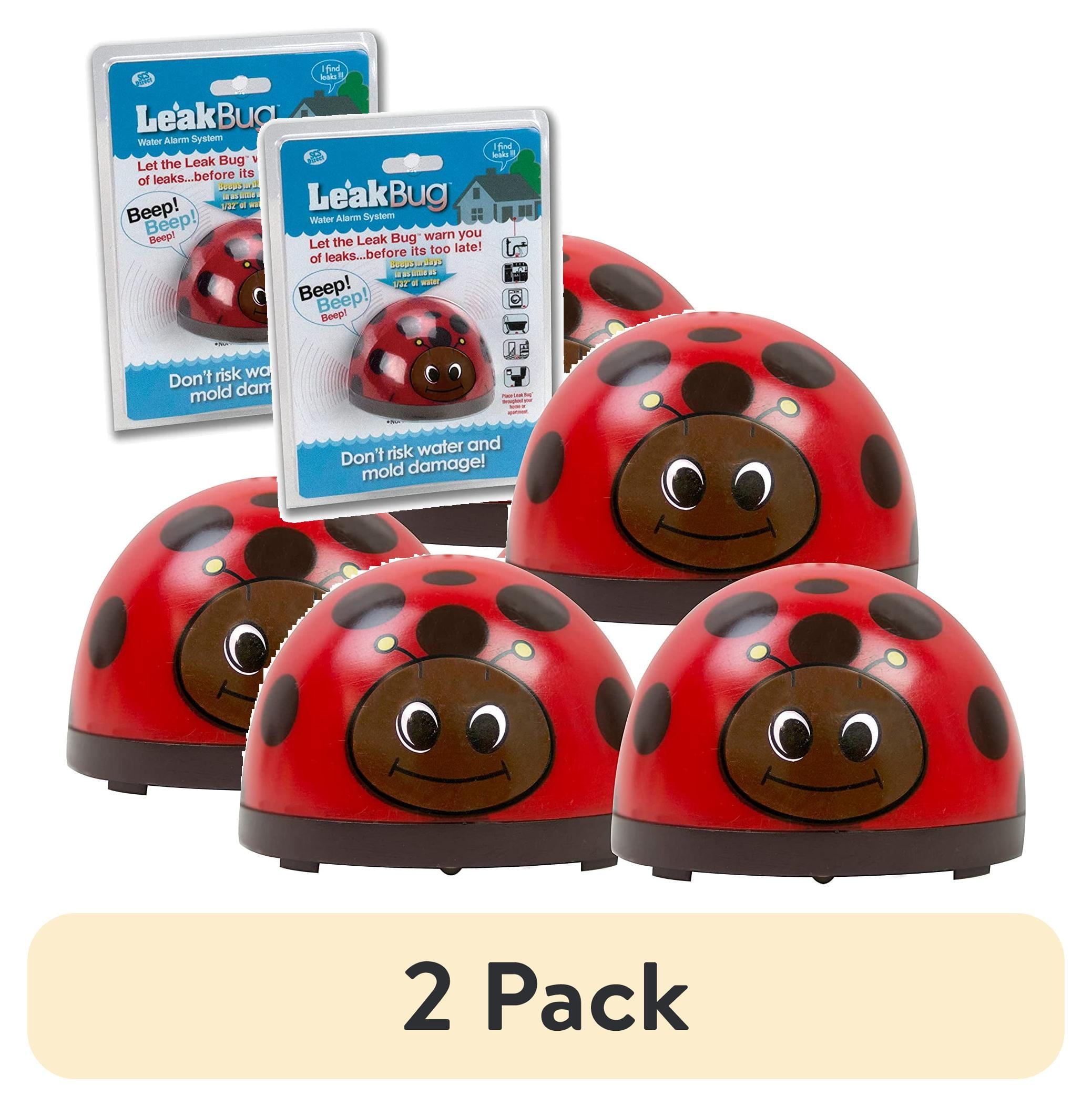 (2 pack) Water Alarm (3pack) - Leak Bug Electronic Leak Detector ...