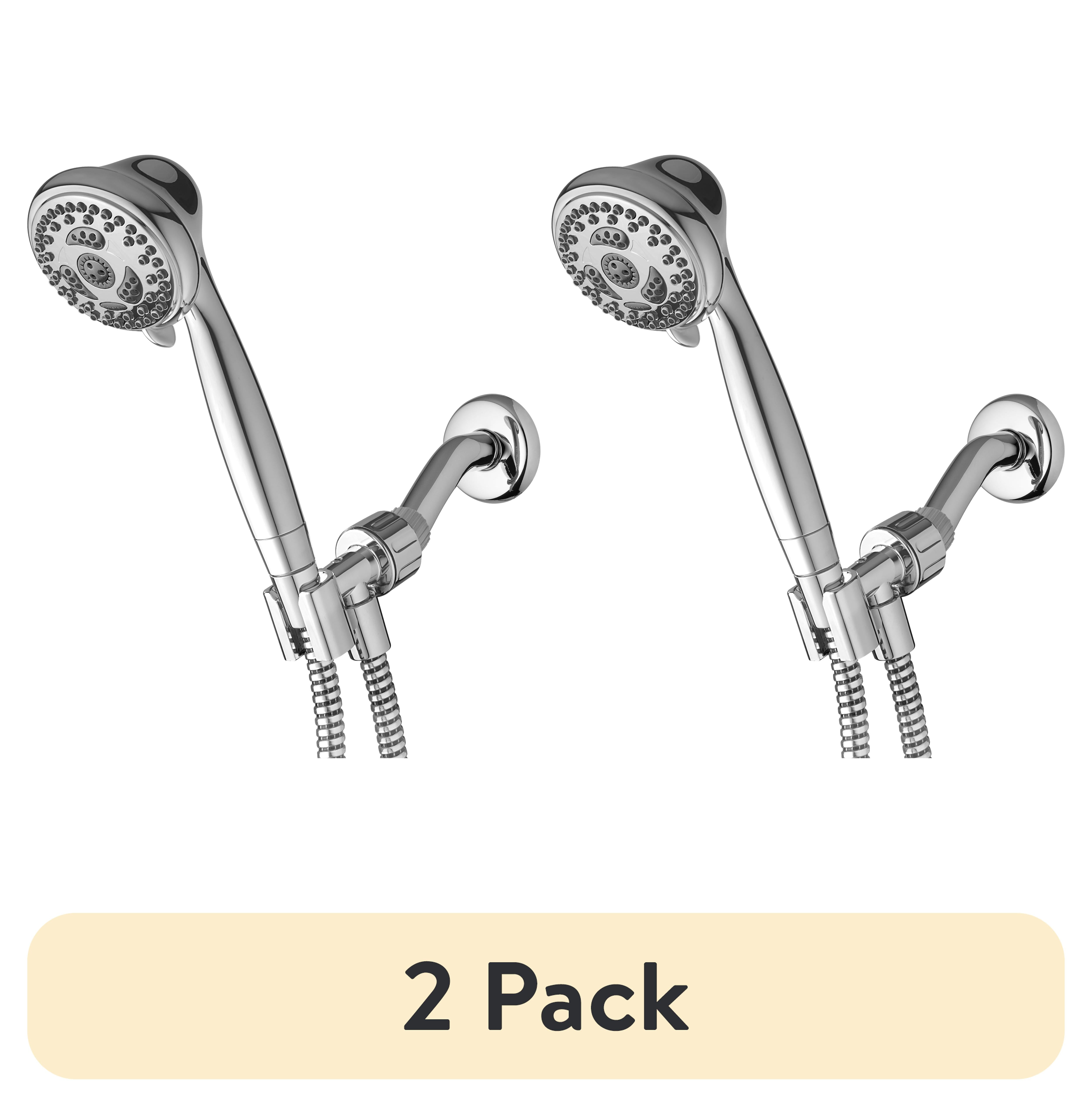 (2 pack) Waterpik 6-Mode PowerSpray+ Hand Held Shower Head, 1.8 GPM NSC-653E