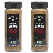 (2 pack) Watkins Organic Spiced Maple Seasoning, 10.6 oz