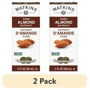(2 pack) Watkins Pure Almond Extract, 2 fl oz (Liquid, Ambient, Plastic Container)