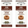 thumbnail image 1 of (2 pack) Watkins Rum Extract with Other Natural Flavors, 2 oz (Shelf Stable, plastic container), 1 of 12