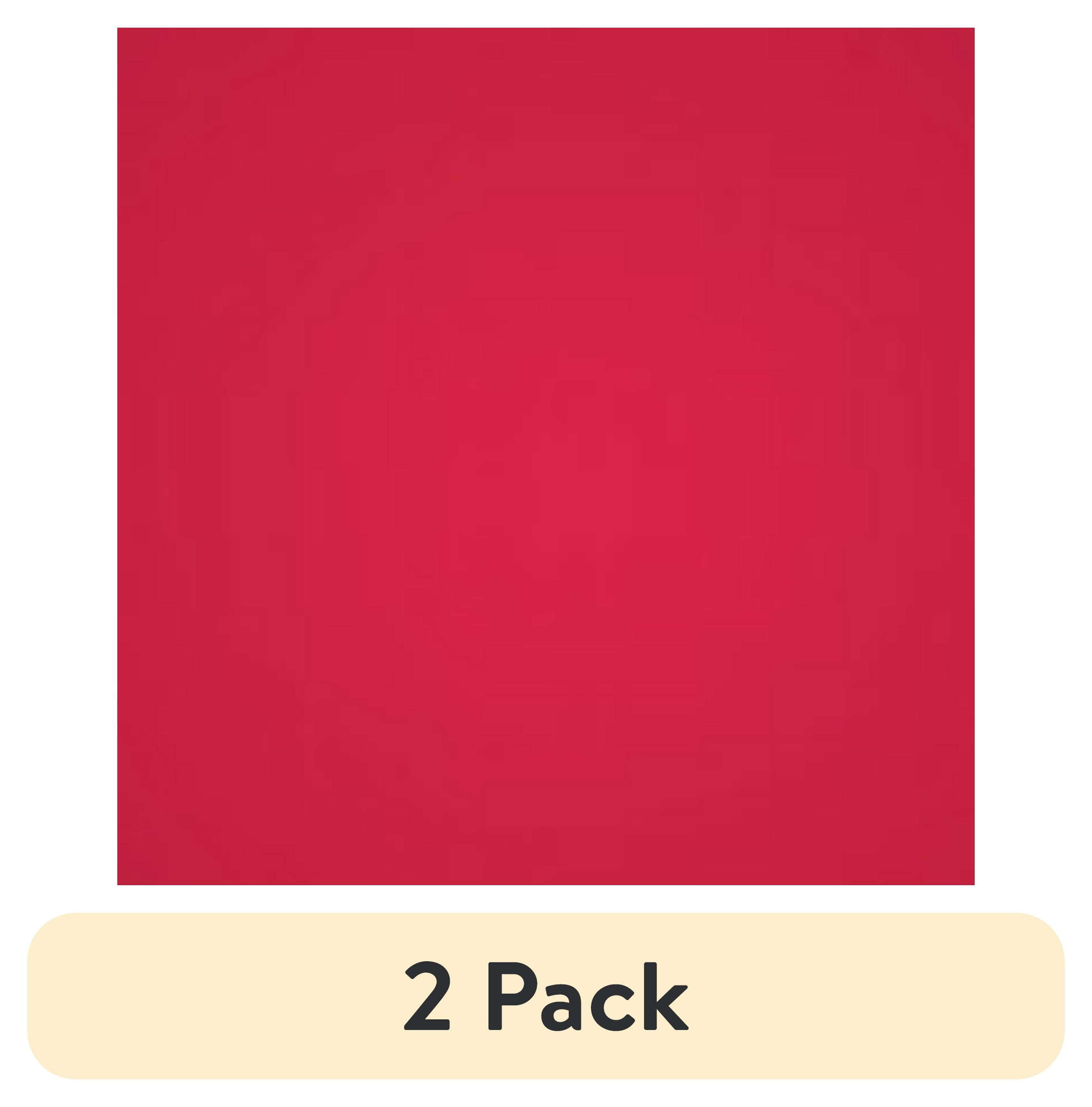 (2 pack) Waverly Inspirations 1 Yard Cut 100% Cotton Solid Fabric, Lipstick, 44" Wide for Quilting & Sewing