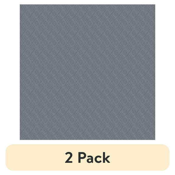(2 pack) Waverly Inspirations 1 Yard Cut 100% Cotton Diane's Diamonds Fabric, Charcoal, 44” Wide for Quilting & Sewing