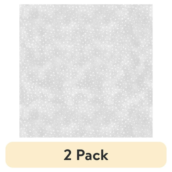 (2 pack) Waverly Inspirations 1 Yard Cut 100% Cotton Norway Dots Fabric, Glacial Ice, 44” Wide for Quilting & Sewing