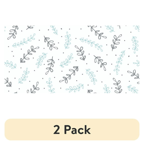 (2 pack) Waverly Inspirations 1 Yard Cut 100% Cotton Prints Fabric Farm Fields Aqua 44" Wide for Quilting & Sewing