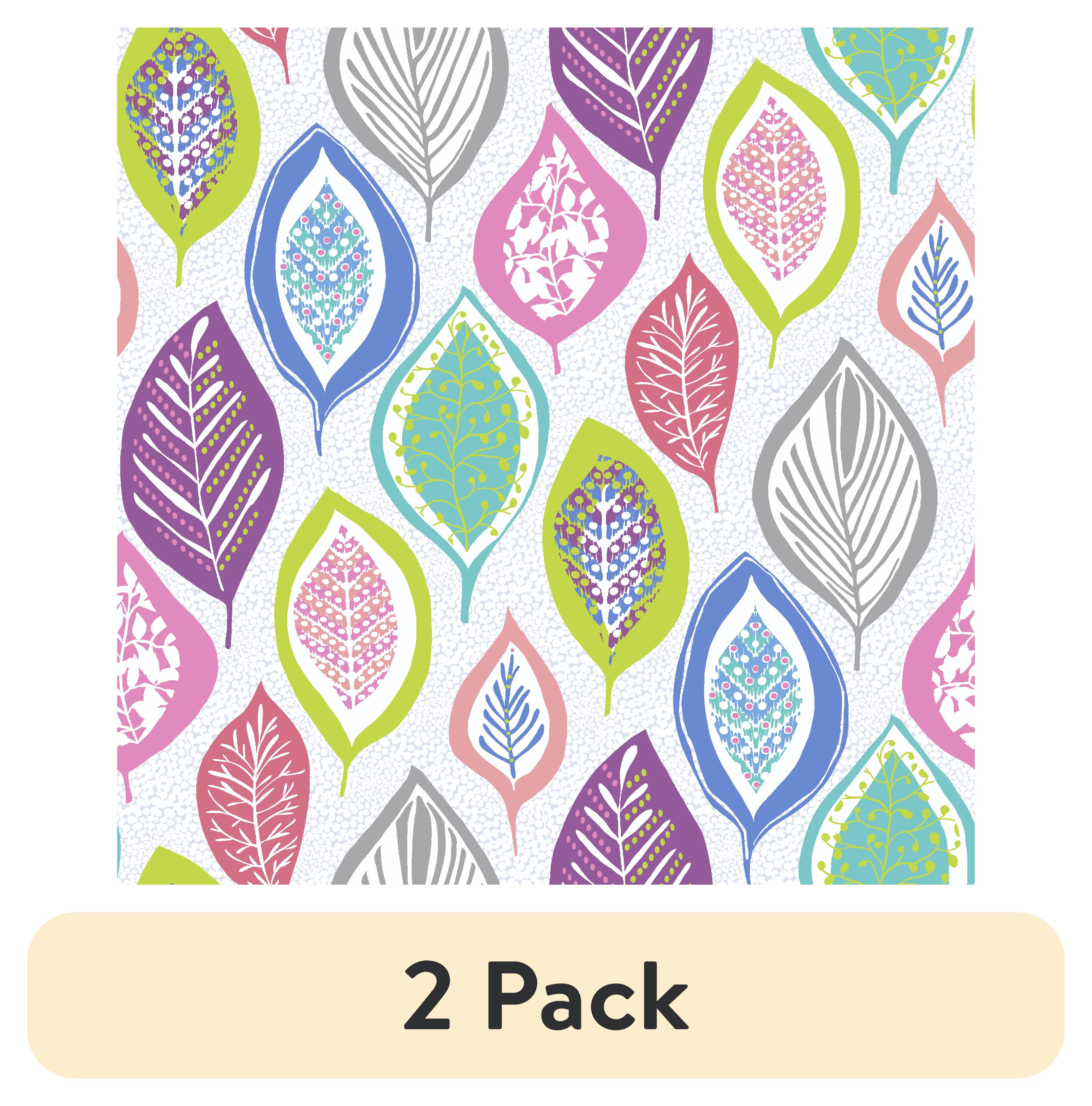(2 pack) Waverly Inspirations 1 Yard Cut 100% Cotton Prints Fabric Organic Leaves 44\" Wide for Quilting & Sewing